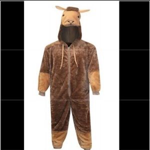Llama Costume XL Pajamas 1 Pc MAD ENGINE NWT